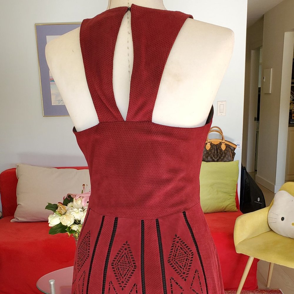 Parker leather dress